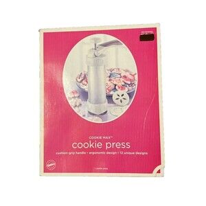 2007 Wilton Cookie Max Cookie Press w/ 12 Unique Designs COMPLETE NIB Home Baker